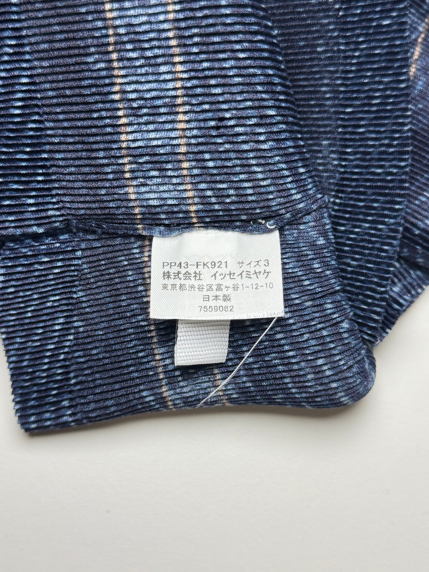 Issey Miyake Pleats Please Denim Look T-shirt