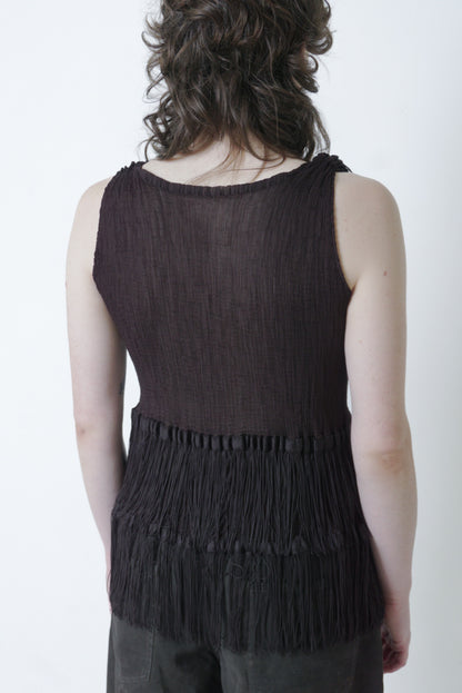 Issey Miyake Me Fringe Top