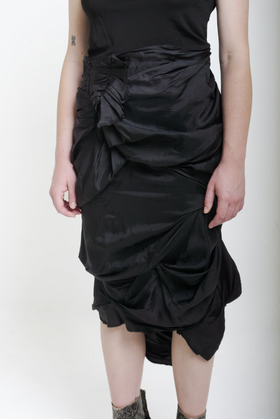 Comme Des Garçons Ruched Skirt
