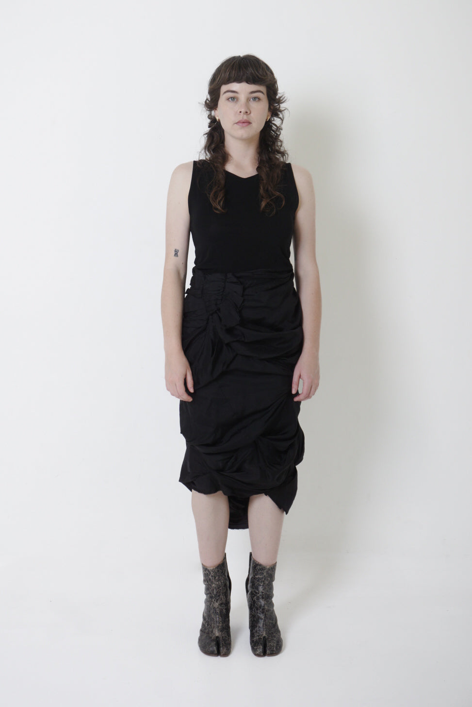 Comme Des Garçons Ruched Skirt