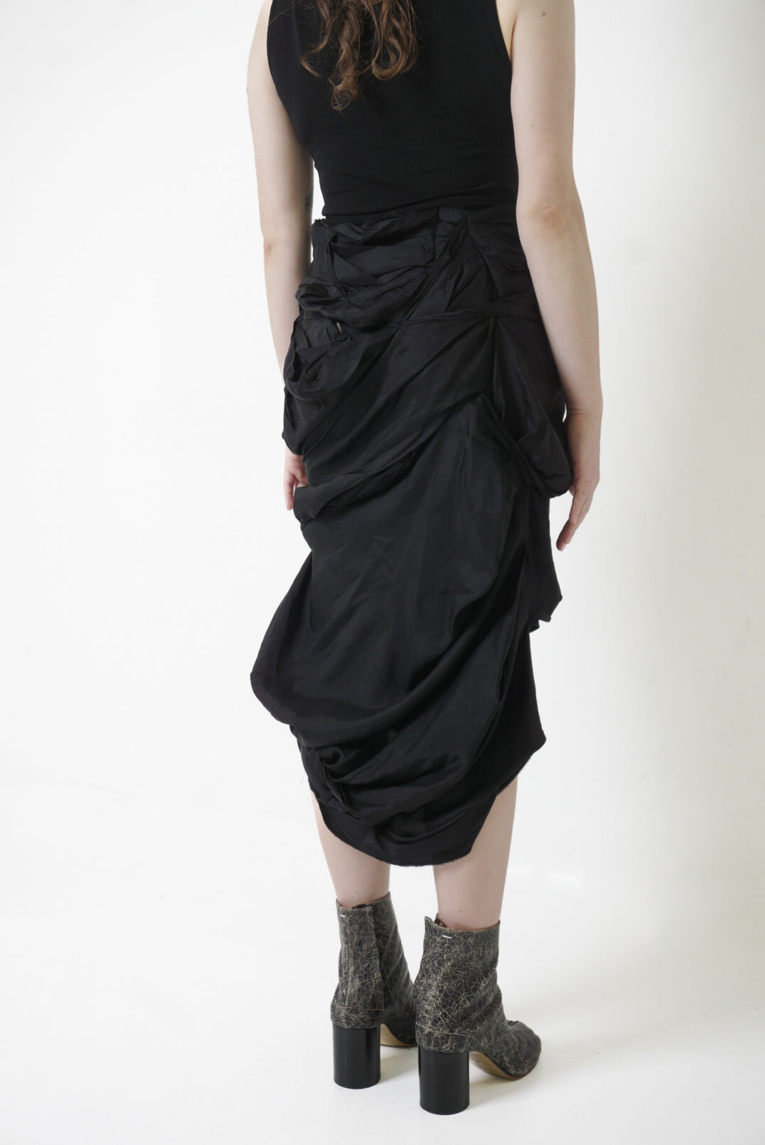 Comme Des Garçons Ruched Skirt